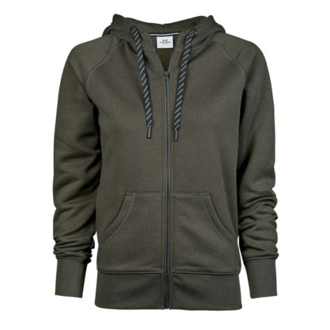 Ladies Fashion Full Zip Hood