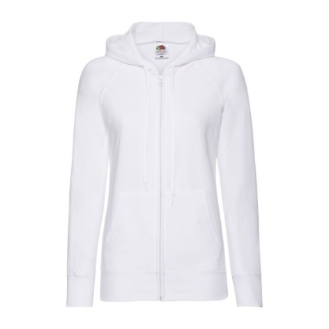 Ladies Lightweight Hooded Sweat Jacket