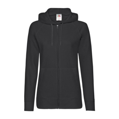 Ladies Lightweight Hooded Sweat Jacket