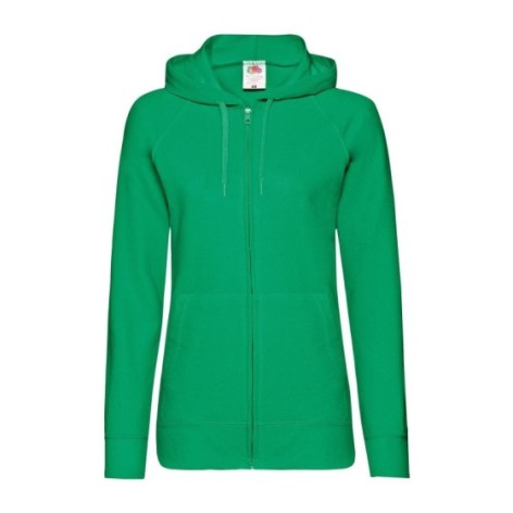 Ladies Lightweight Hooded Sweat Jacket