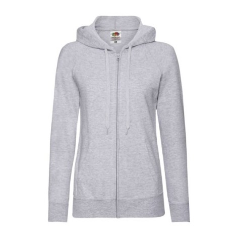 Ladies Lightweight Hooded Sweat Jacket