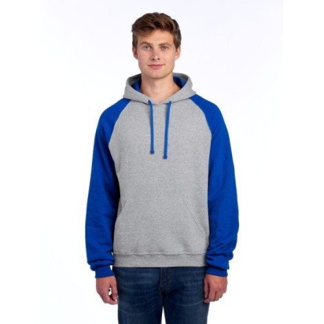 NuBlend Colour Block Raglan Hooded Sweatshirt