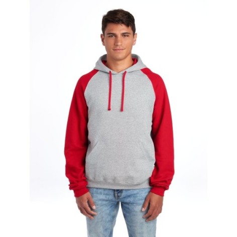 NuBlend Colour Block Raglan Hooded Sweatshirt