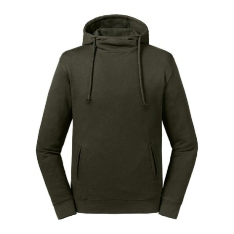 Pure Organic High Collar Hooded Sweat