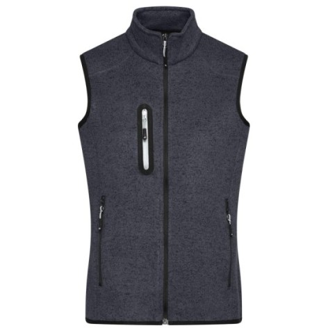 Ladies Knitted Fleece Vest