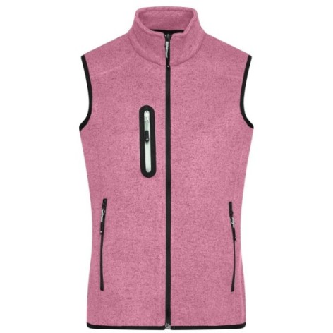 Ladies Knitted Fleece Vest