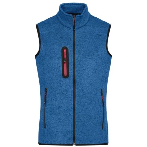 Ladies Knitted Fleece Vest