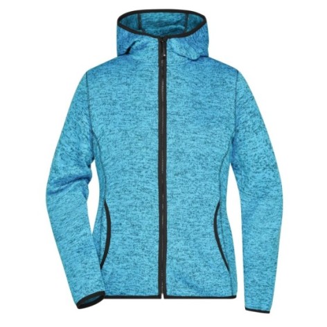 Ladies' Knitted Fleece Hoody