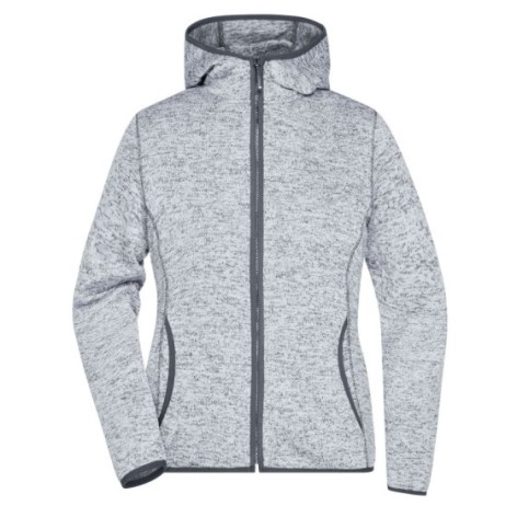 Ladies' Knitted Fleece Hoody