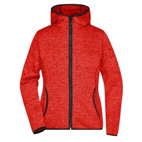 Ladies' Knitted Fleece Hoody