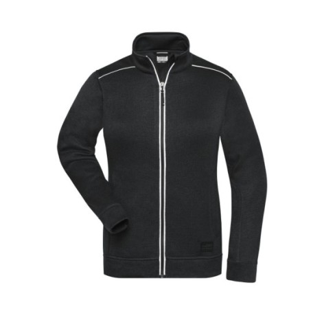 Ladies' Knitted Workwear Fleece Jacket - Solid