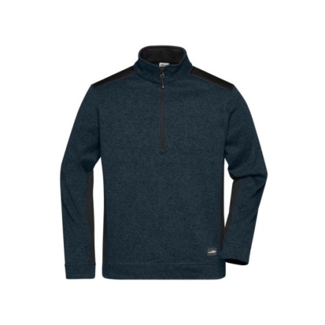 Men's Knitted Workwear Fleece Half-Zip - Strong