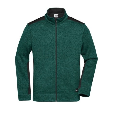 Men's Knitted Workwear Fleece Jacket - Strong