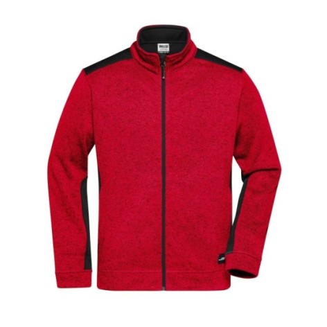 Men's Knitted Workwear Fleece Jacket - Strong