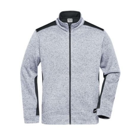 Men's Knitted Workwear Fleece Jacket - Strong