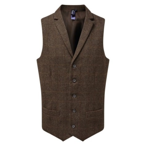 Menâs Herringbone Waistcoat