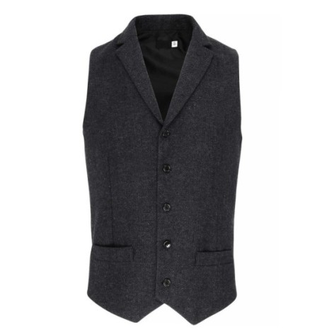 Menâs Herringbone Waistcoat