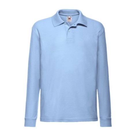 Kids 65/35 Long Sleeve Polo