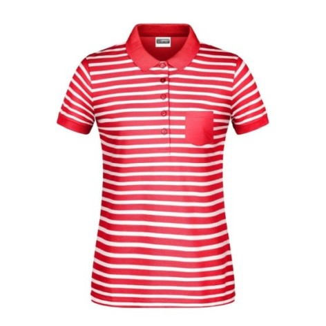 Ladies' Polo Striped