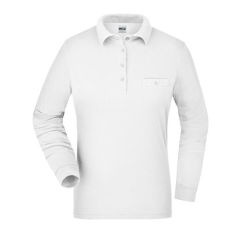 Ladies' Workwear Polo Pocket Longsleeve