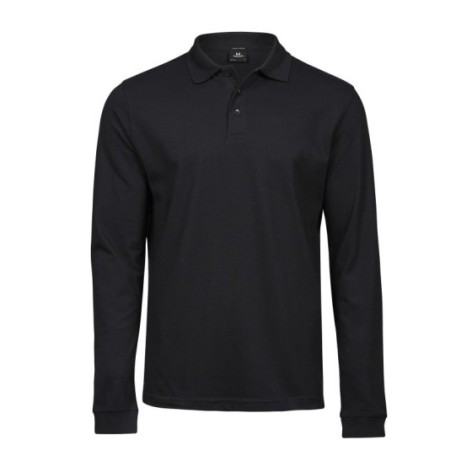 Luxury Stretch Long Sleeve Polo