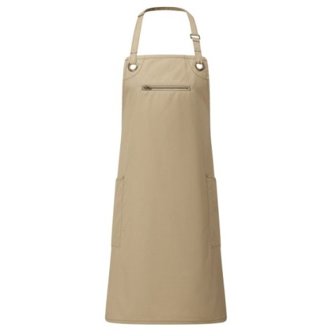 âBarleyâ Contrast Stitch Sustainable Bib Apron