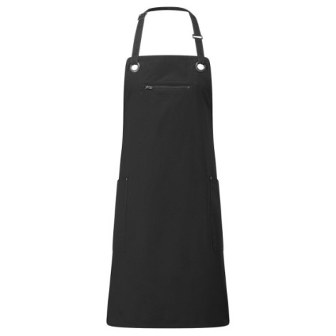 âBarleyâ Contrast Stitch Sustainable Bib Apron