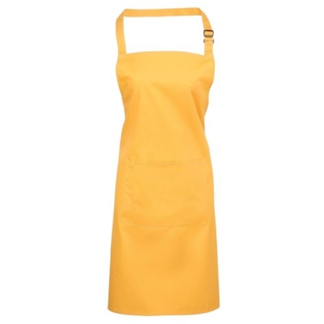 Colours Bib Apron With Pocket