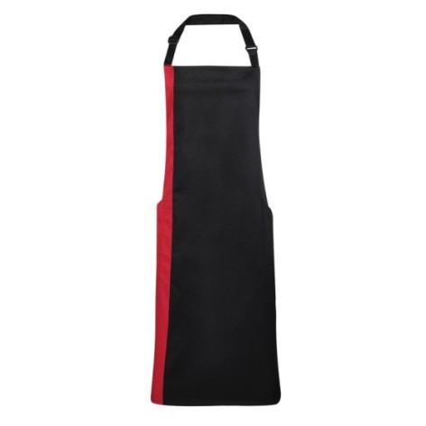 Contrast Bib Apron