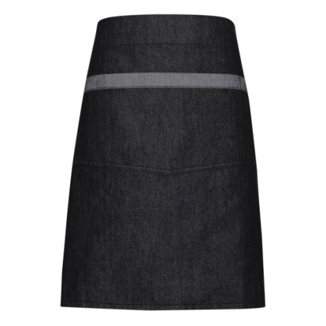 Domain Contrast Denim Waist Apron