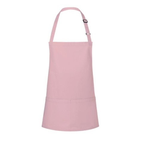 Short Bib Apron Basic With Buckle And Pocket