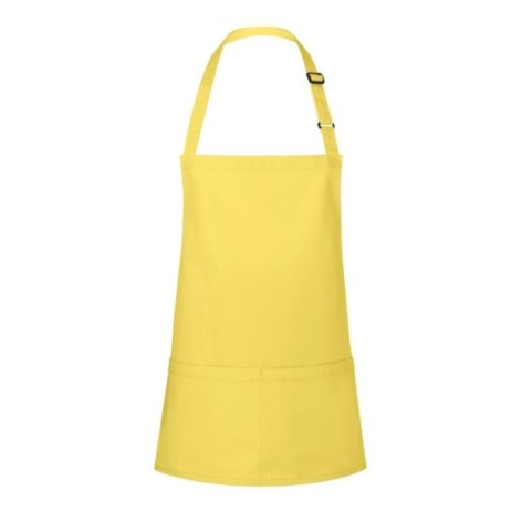 Short Bib Apron Basic With Buckle And Pocket