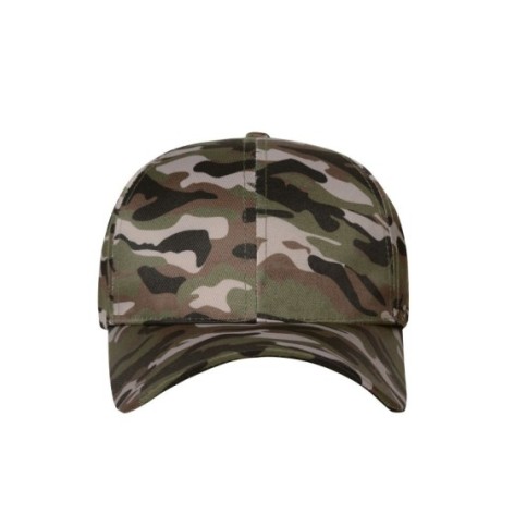 6 Panel Camouflage Cap