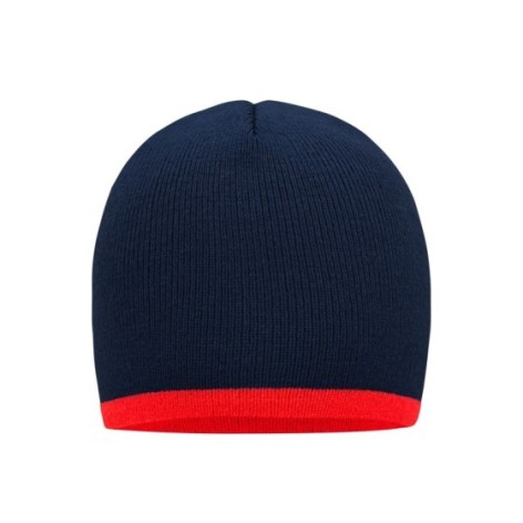 Beanie with Contrasting Border