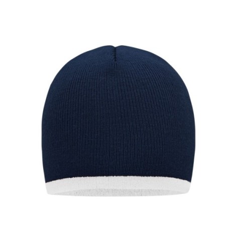 Beanie with Contrasting Border