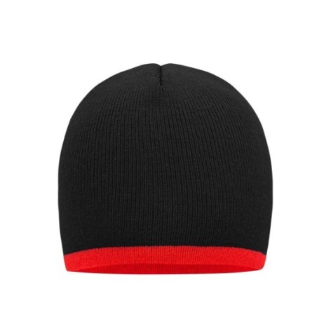 Beanie with Contrasting Border