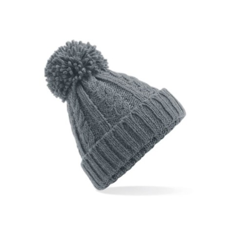 Cable Knit Melange Beanie