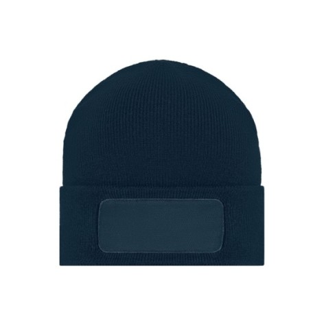 Classic Knitted Beanie With Patch