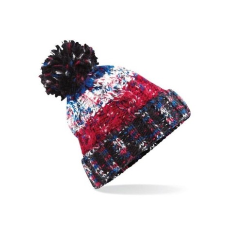 Corkscrew Pom Pom Beanie