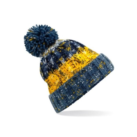 Corkscrew Pom Pom Beanie