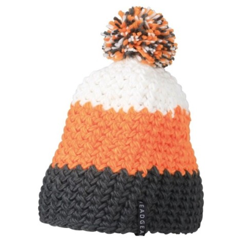 Crocheted Cap with Pompon