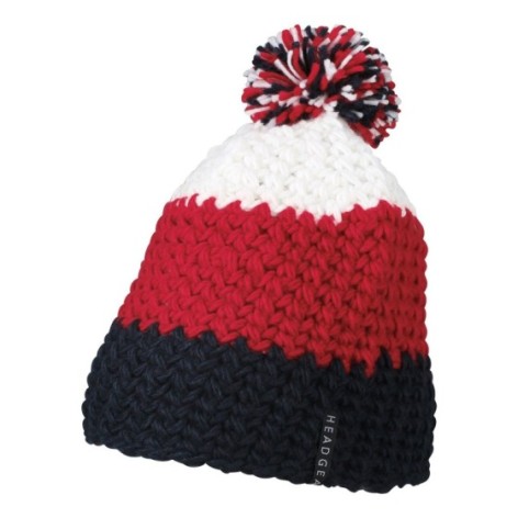 Crocheted Cap with Pompon