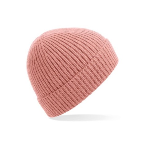 Engineered Knit Ribbed Beanie