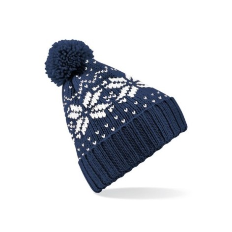 Fair Isle Snowstar Beanie