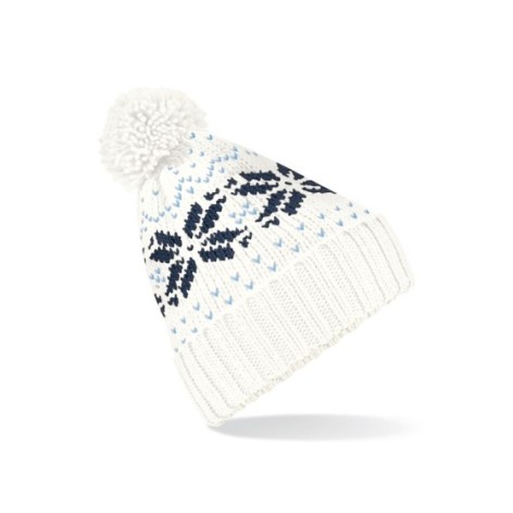 Fair Isle Snowstar Beanie