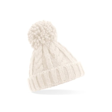 Infant Cable Knit Melange Beanie