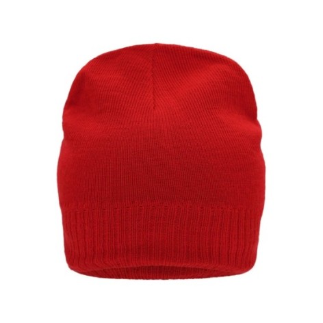 Knitted Beanie with Fleece Inset