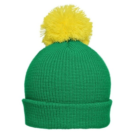 Pompon Hat with Brim