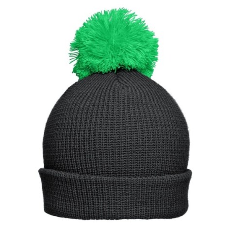 Pompon Hat with Brim