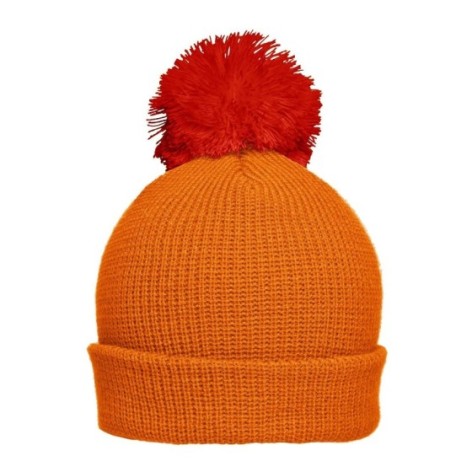 Pompon Hat with Brim